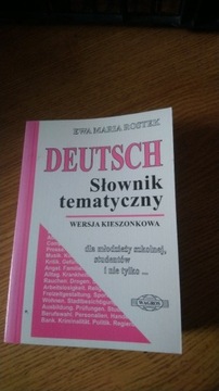 Deutsch Słownik tematyczny wersja kieszonkowa