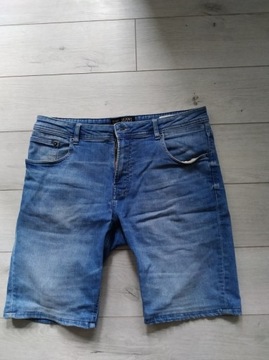 spodenki jeansowe 80`s casual made in england 34