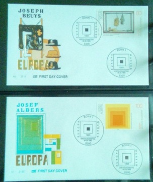 FDC Niemcy 1993 Malarstwo Europa