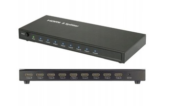 Splitter aktywny HDMI 1x8 4K