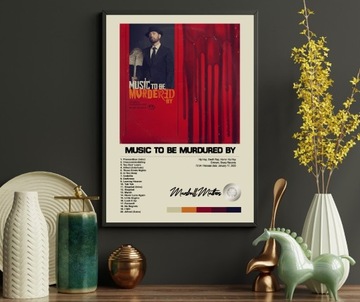 Plakat w ramce Eminem - Music To Be Murdured By A3