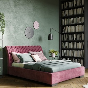 Łóżko tapicerowane Barcelona z pojemnikiem 160x200