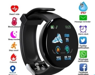Smartwatch inteligentna opaska dla aktywnych