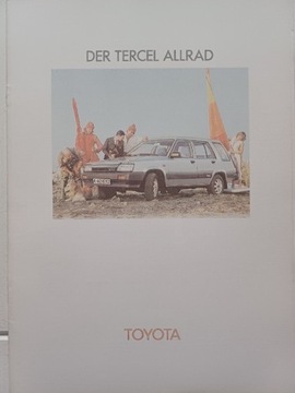 Prospekt Toyota Tercel Allrad 1983 r. UNIKAT