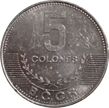 Kostaryka 5 kolones z 2012 roku - OB. MOJĄ OFERTĘ