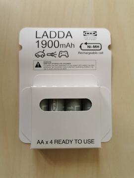 Akumulatory IKEA LADDA AA 1900 mAh 1.2V 4 sztuki