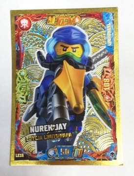 NOWA karta lego ninjago LE16 NUREK Jay seria 7