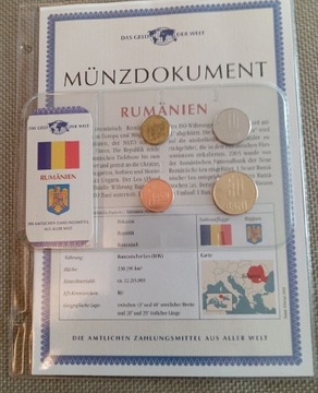 Zestaw monet Rumunii z 2005