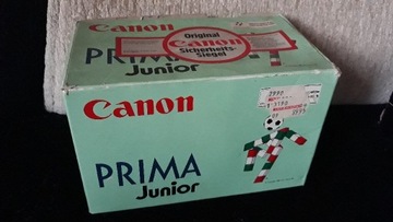 Kolekcjonerskie puste pudelko Canon Prima Junior