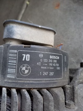 Alternator BMW e36 1.6. 1.8 1247287 70A bosch 