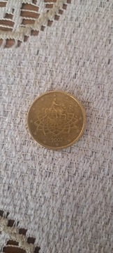 50 centów Włochy 2002r bardzo żadkie