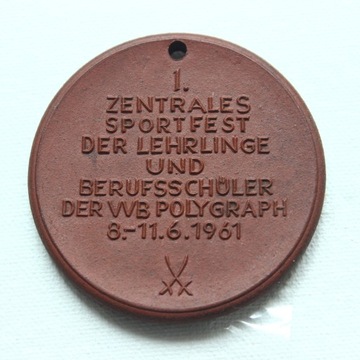 DDR medal ceramiczny Miśnia - #33