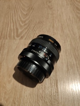 Kiron Kino Precision 28 mm 1:2 jasny Canon FD