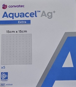 Aquacel Ag plus Extra 15 x 15 cm - 1 op. 5 szt.