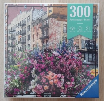 Puzzle Ravensburger 300 elementów Kwiaty (12964)