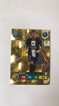 Kylian Mbappe TOP MASTER karta Panini