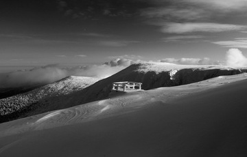 Fotografia na płótnie, Karkonosze, Śnieżne Kotły