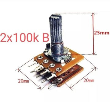 Potencjometr 2x100k