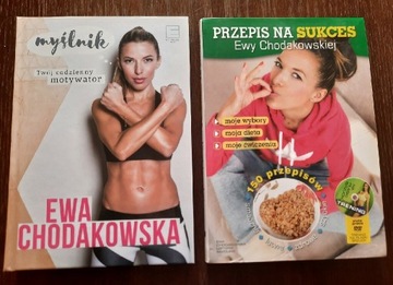 Książki Chodakowska"Myślnik" i "Przepis na sukces"