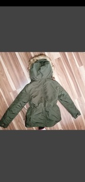 Parka khaki 3 w 1 stan idealny m