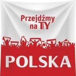 Flaga Polski Tyskie 2020 Przejdźmy na Ty Mundial 