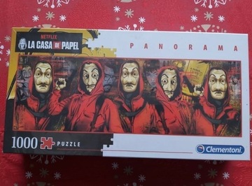 Puzzle Panoramiczne Netflix La Casa De Papel