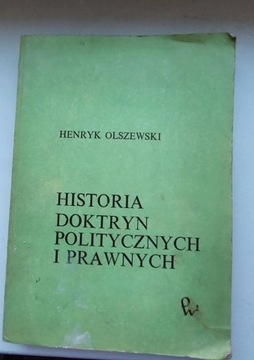 Henryk Olszewski - Historia doktryn politycznych