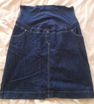 #modalokalnie Ciążowa spódnica jeansowa XL