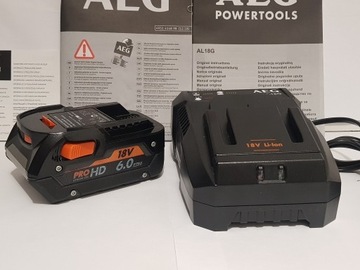 AEG akumulator 18v 6ah 2021rok Germany +ladowarka 