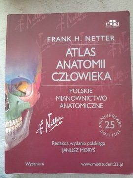 Atlas anatomii człowieka Frank. H. Netter