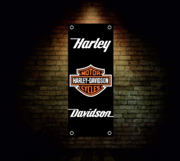 Baner plandeka Harley-Davidson 200x100cm