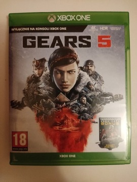 GEARS OF WAR 5 PL XBOX ONE + dwie naklejki