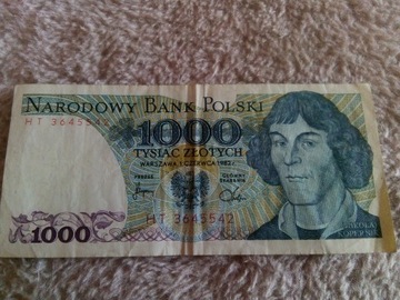1000 zł 1982 r. 