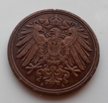 Niemcy-Cesarstwo 1 Pfennig 1912 A