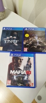 Thief, Mafia 3 i Shadow of War PS4 