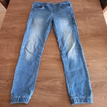 Spodnie jeans dziewczęce rozm 128-134