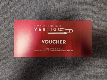 Voucher Vertigo Jazz Club & Restaurant Wrocław 