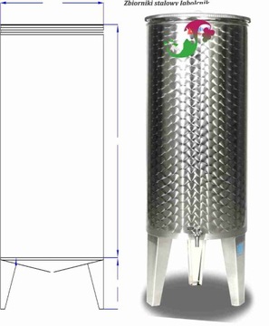 Zbiornik do wina, soku, nalewek, miodu 120l