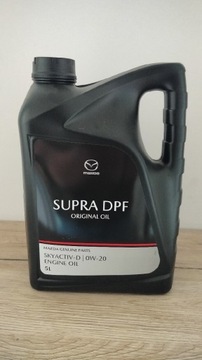 Olej 0W-20 SUPRA DPF 5 litrów Skyactiv-D MAZDA