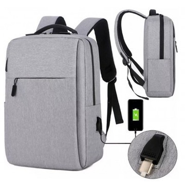 Plecak na laptopa sportowy USB