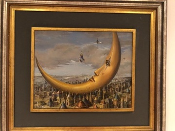 obraz T. Sętowski "Odpoczynek księżyca"