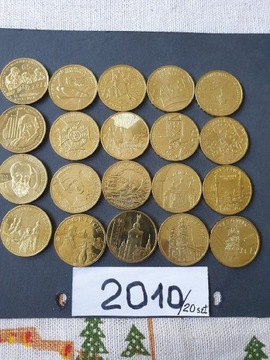 Komplet monet 2 zł rok 2010