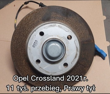 Opel Crossland 2021r. Piasta + tarcz - prawy tył
