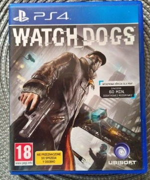 Watch Dogs PS4 pudełko