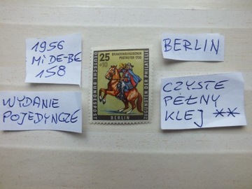 znaczki Mi 158 ** BERLIN 1956r. Niemcy RFN BRD