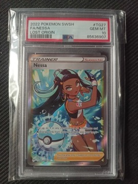 Psa 10 Nessa Lost Origin pokemon trainer