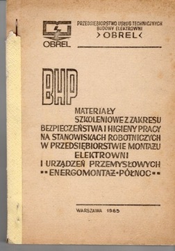 BHP materiały szkoleniowe 1987 + gratis