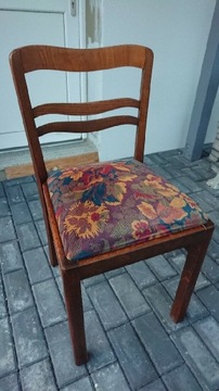 Piękne, zabytkowe krzesła (z Polski) dębowe