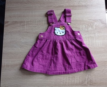 Sukienka na szelkach H&M Hello Kitty