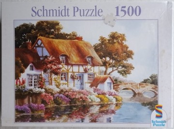 Puzzle Schmidt "Wiejski dworek" 1500el 03754 1995r